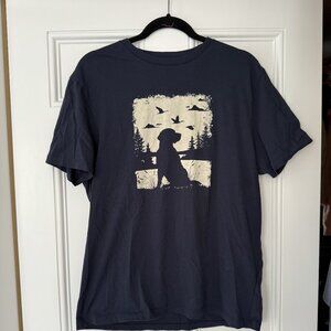 J. Crew Factory Forest Dog Graphic Tee - Men's Size Large